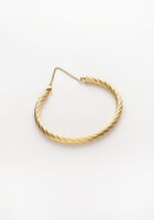 Gouden NOTRE-V Armbanden BANGLE GEDRAAID - medium