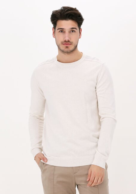 Gebroken wit SELECTED HOMME Trui SLHBERG CREW NECK NOOS - large