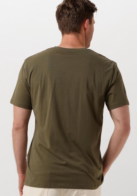 Groene SELECTED HOMME T-shirt SLHASPEN SS O-NECK TEE - large