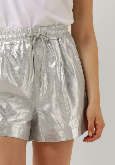 Zilveren CO'COUTURE Shorts PHOEBE CRACKLE SHORT - large