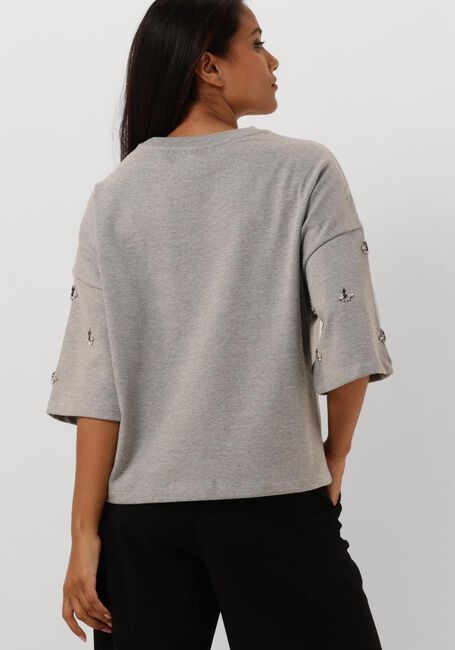 Witte SUMMUM Sweater BOXY SWEATSHIRT EMBELLISHED SWEAT - large