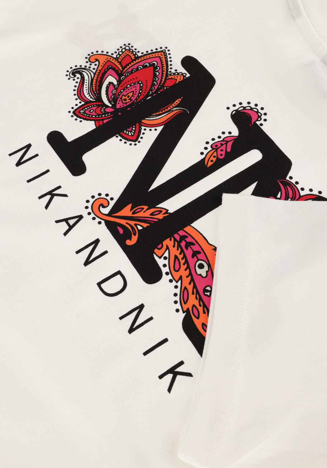 NIK & NIK Meisjes Tops & T-shirts Logo T-shirt Wit