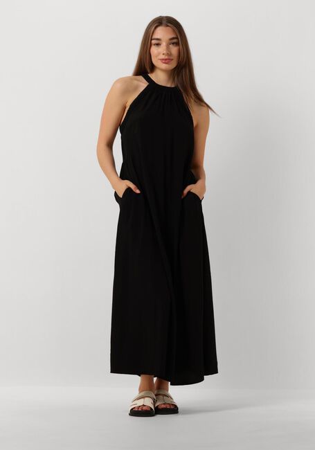Zwarte CO'COUTURE Maxi jurk SUNSET HALTER NECK DRESS - large