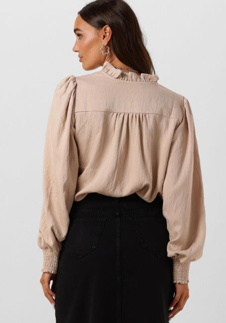 Beige CO'COUTURE Blouse SUEDA FRILL SHIRT - large