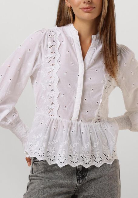 Witte NEO NOIR Blouse MAVIANA EMB BLOUSE - large