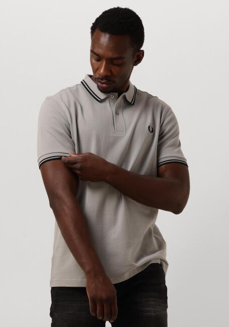 Grijze FRED PERRY Polo THE TWIN TIPPED FRED PERRY SHIRT - large