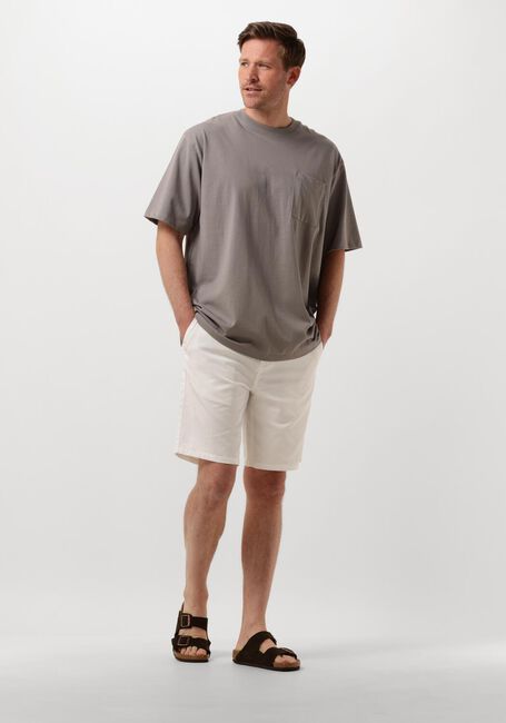 Grijze SCOTCH & SODA T-shirt 3 CROSSES LOOSE FIT CHEST POCKET T-SHIRT - large