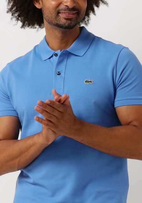 Lichtblauwe LACOSTE Polo Original L 12.12 Poloshirt Slim Fit - large