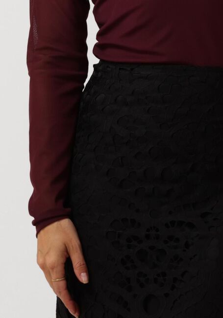 Zwarte VANILIA Midirok LACE PENCIL SKIRT - large