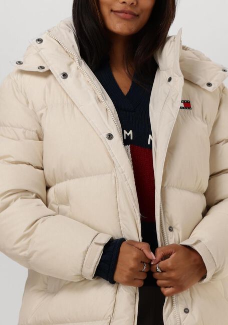 Beige TOMMY JEANS Gewatteerde jas TJW ALASKA LONG PUFFER - large