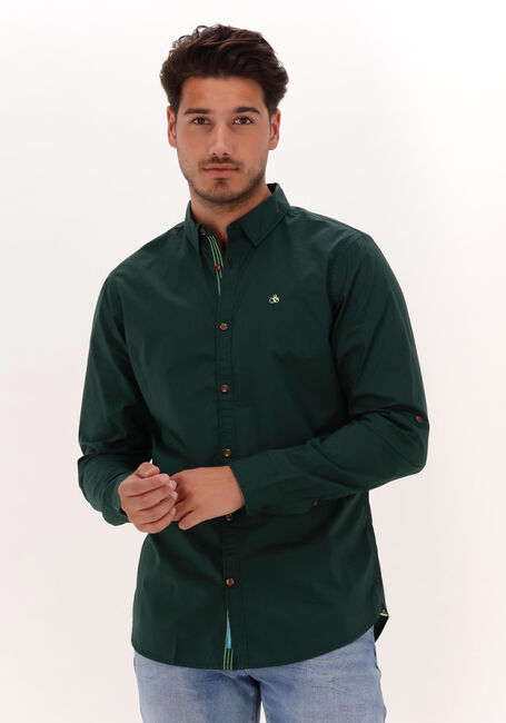 Groene SCOTCH & SODA Casual overhemd SLIM-FIT CONTRAST POPLIN SHIRT Omoda