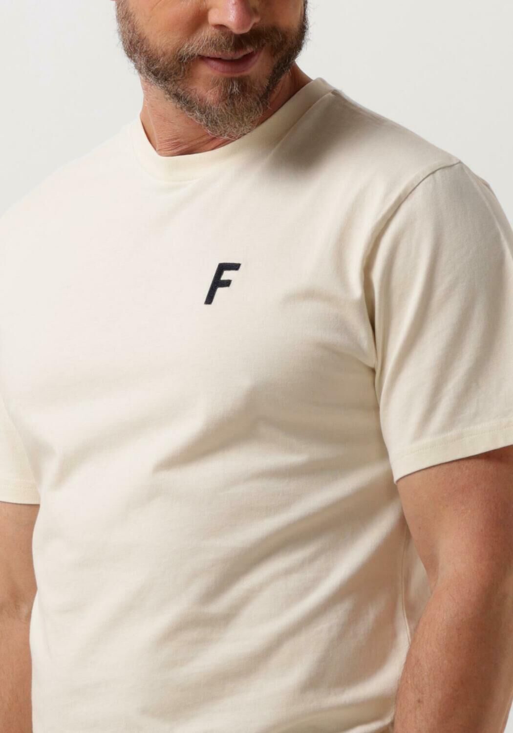 FORÉT Forét Heren Polo's & T-shirts Ponder T-shirt Ecru