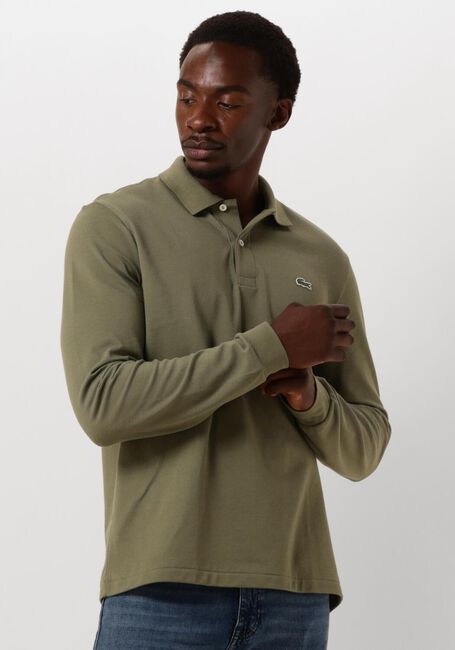 Groene LACOSTE Polo 1HP2 MEN LONG SLEEVED BEST POLO - large