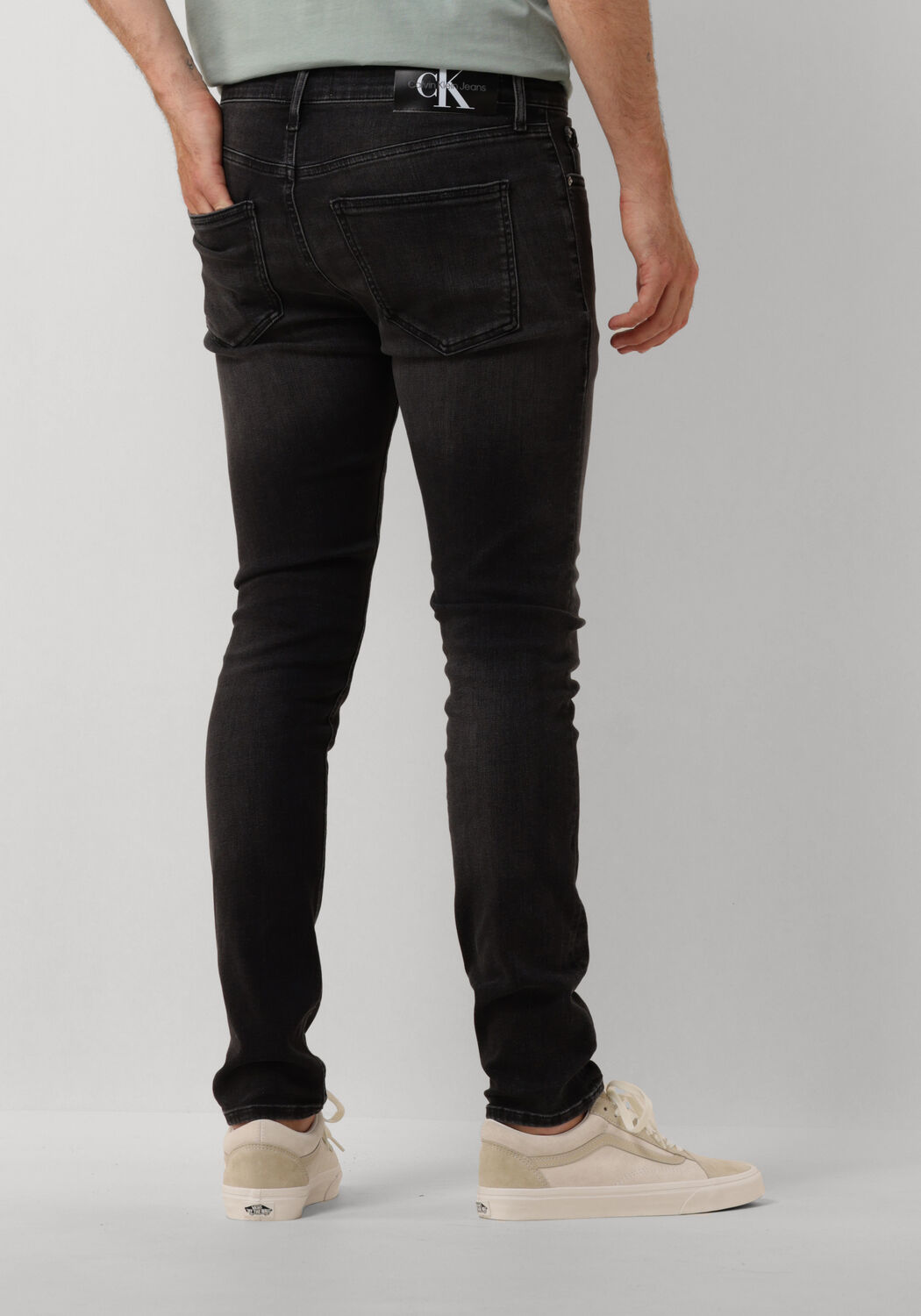 CALVIN KLEIN Heren Jeans Skinny Zwart