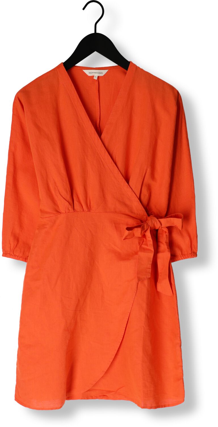 MSCH COPENHAGEN Dames Jurken Mschmirilla 3 4 Wrap Dress Oranje