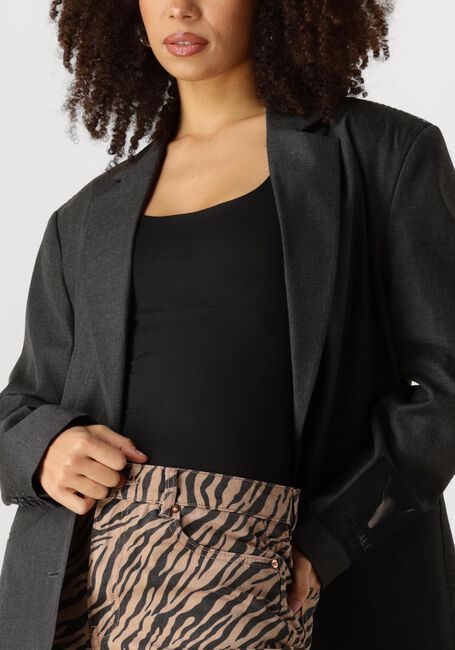 Antraciet ALIX THE LABEL Blazer LADIES WOVEN CLASSY - large