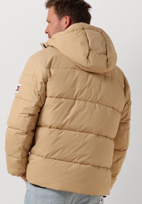 Beige TOMMY JEANS Gewatteerde jas TJM ESSENTIAL PUFFER - large