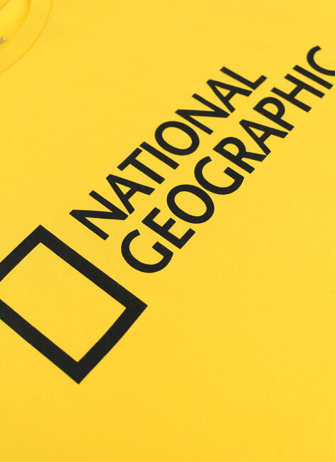 Gele NATIONAL GEOGRAPHIC T-shirt UNISEX T-SHIRT WITH BIG LOGO - large