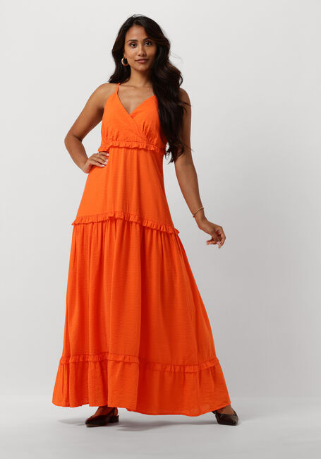 Oranje Y.A.S. Maxi jurk YASSYMILLA STRAP MAXI DRESS - large