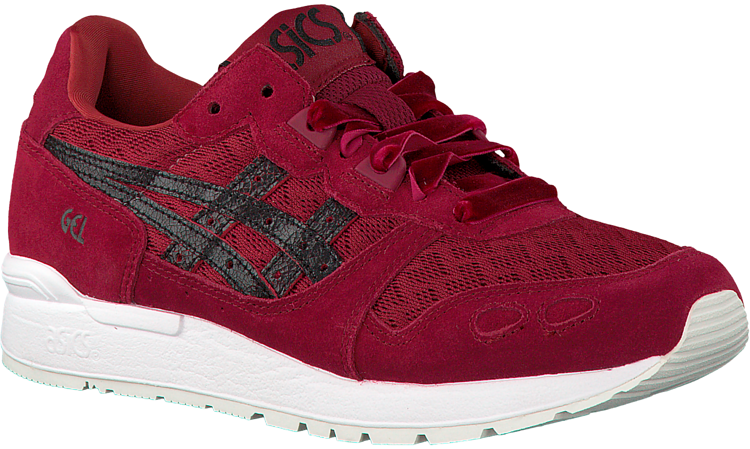 asics sneakers dames rood 