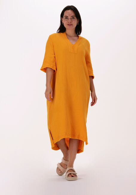 Oranje CIRCLE OF TRUST Midi jurk GILL DRESS - large