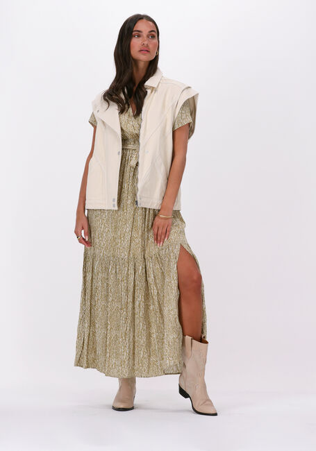 Khaki CIRCLE OF TRUST Maxi jurk GLORIA DRESS - large
