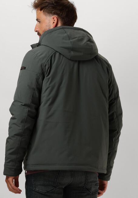 Groene CAST IRON Winterjassen SHORT JACKET SOFTSHELL SUPERBOLT - large