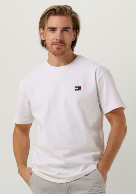 Witte TOMMY JEANS CLSC T-shirt Omoda TEE | XS TOMMY BADGE TJM