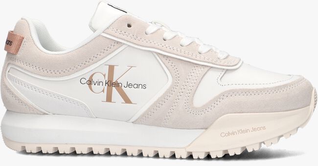 kunstmest Graden Celsius Kwestie Witte CALVIN KLEIN Lage sneakers TOOTH RUNNER IRREGULAR LINES DAMES | Omoda