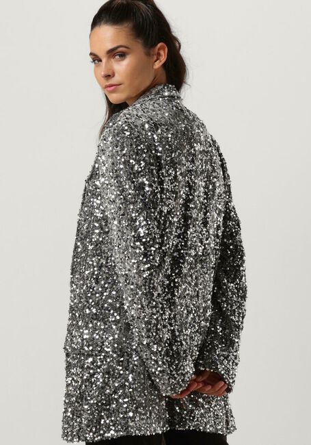 Zilveren NOTRE-V Blazer NV-CHRISTINE GLITTER VELVET BLAZER - large