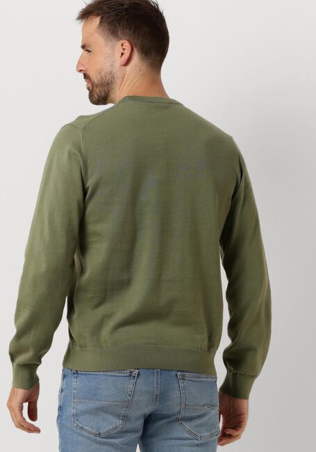 Groene PS PAUL SMITH Trui MENS SWEATER CREW NECK ZEB BAD - large