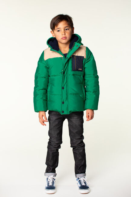 Groene MOODSTREET Gewatteerde jas WINTERJACKET PUFFER JOEY - large