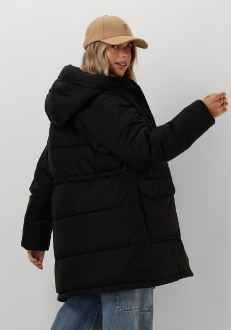 Zwarte TOMMY JEANS Gewatteerde jas TJW MIDI VAIL PUFFER - large