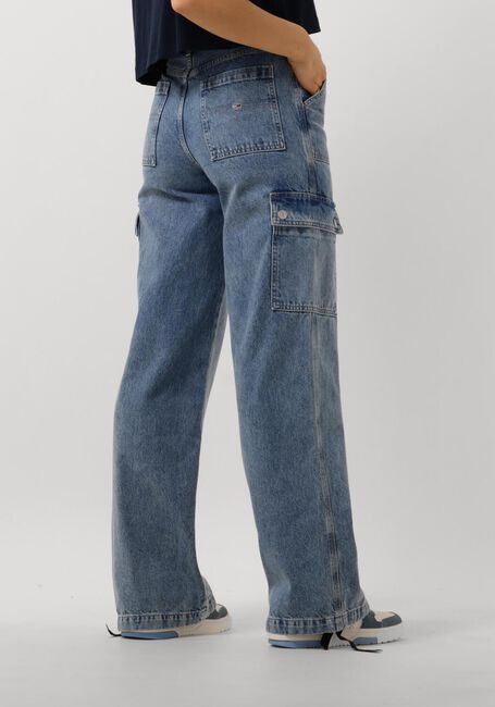 Blauwe TOMMY JEANS Wide jeans CLAIRE HGH WD UTILITY CH4039 - large