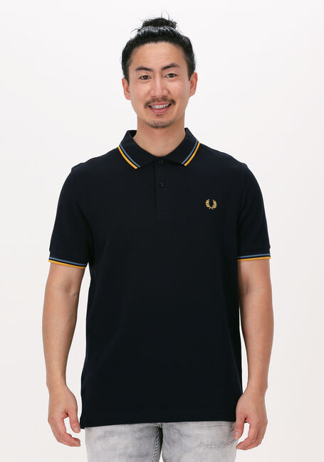 Discipline briefpapier viel Donkerblauwe FRED PERRY Polo TWIN TIPPED FRED PERRY SHIRT | Omoda