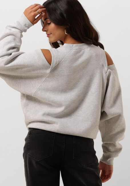 Grijze CATWALK JUNKIE Sweater RELAXED OPEN SHOULDER SWEATER - large