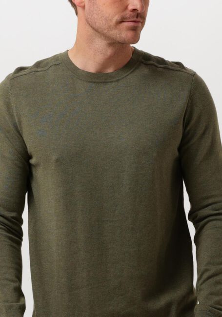 Groene SELECTED HOMME Trui SLHBERG CREW NECK NOOS - large