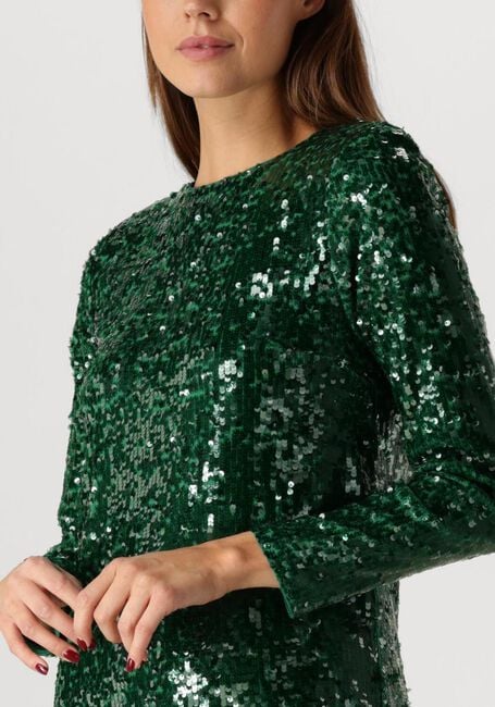 Groene SUNCOO Mini jurk CARLOTA GLITTER - large