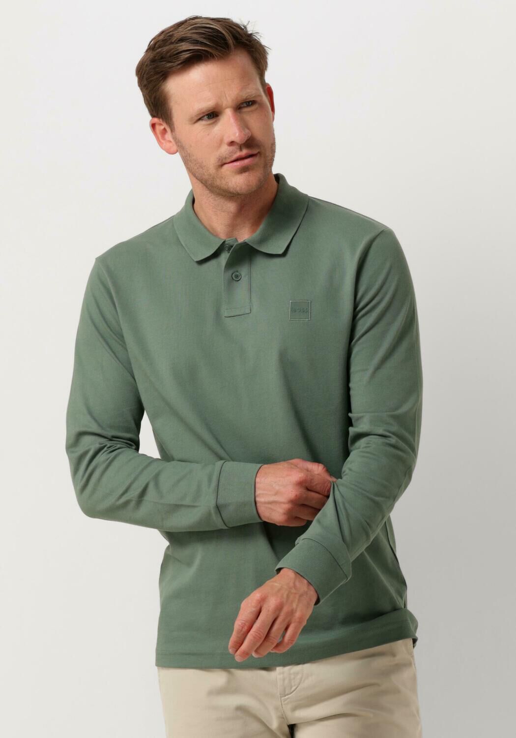 Hugo Boss Heren Polo & T-shirts Passerby Green Heren