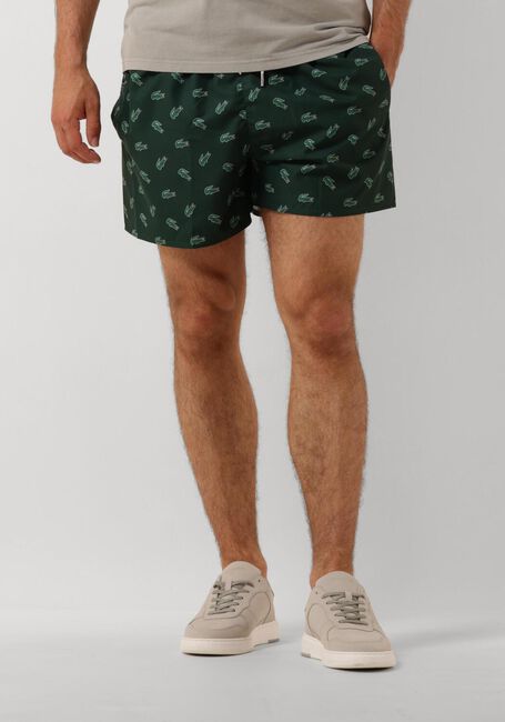 Groene LACOSTE Zwembroeken 1HM1 MEN'S SWIMMING TRUNKS - large