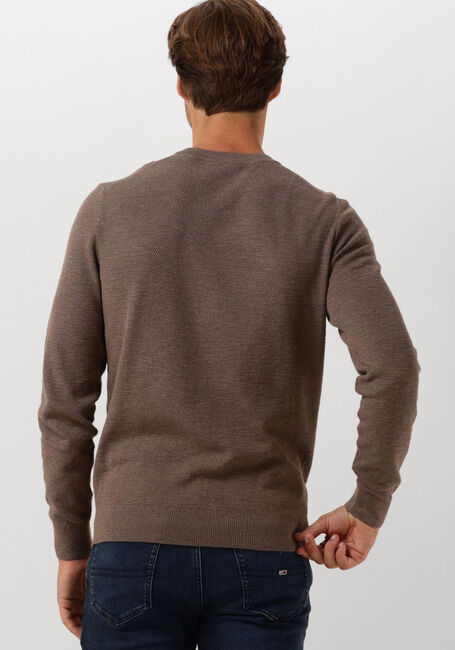 Taupe PROFUOMO Trui PULLOVER CREW NECK - large