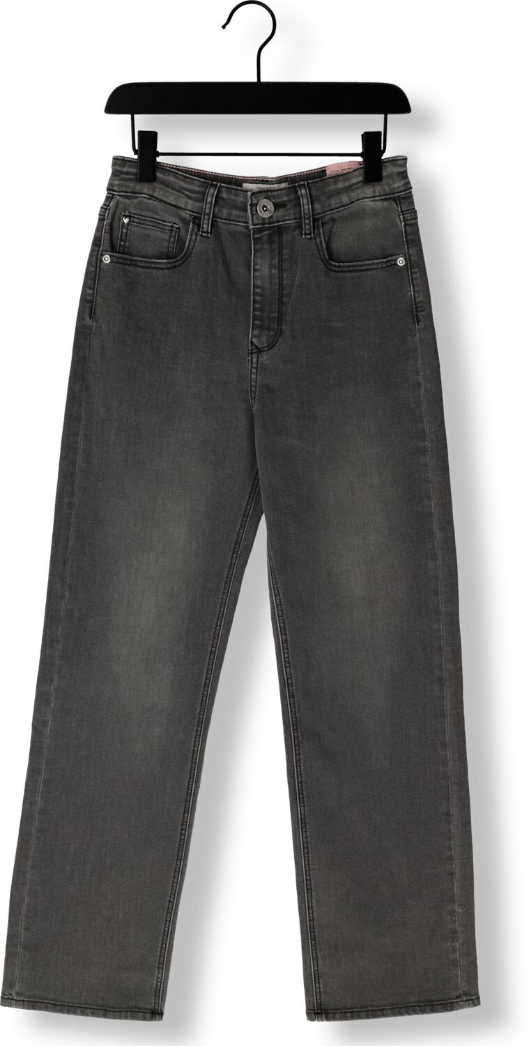 VINGINO high waist loose fit jeans GIULIA stone grey Grijs Meisjes Denim 140