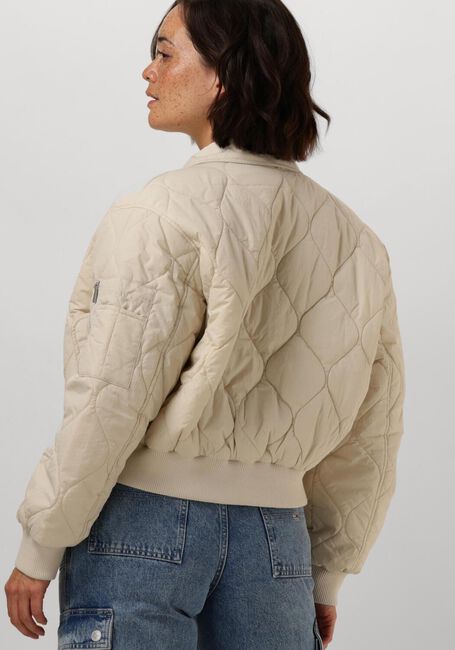 Beige TOMMY JEANS Jack TJW ONION QUILT BOMBER - large