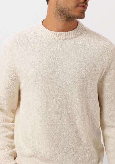 Beige SELECTED HOMME Trui SLHLOOP LS KNIT CREW NECK - large