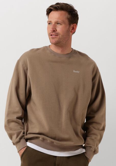 Taupe FORÉT Trui STILL SWEATSHIRT - large