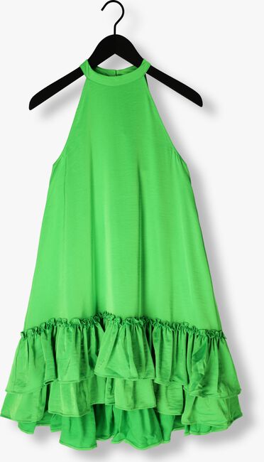 Groene Y.A.S. Mini jurk YASELEANOR SL HALTERNECK DRESS - large