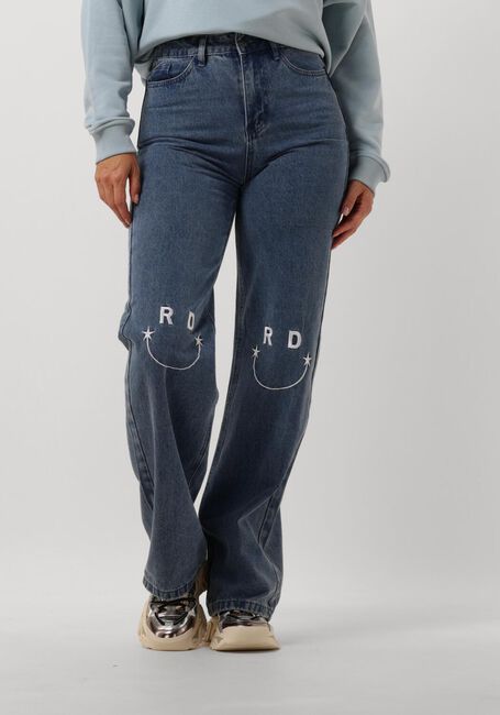 Blauwe REFINED DEPARTMENT Wide jeans HANNAH - large