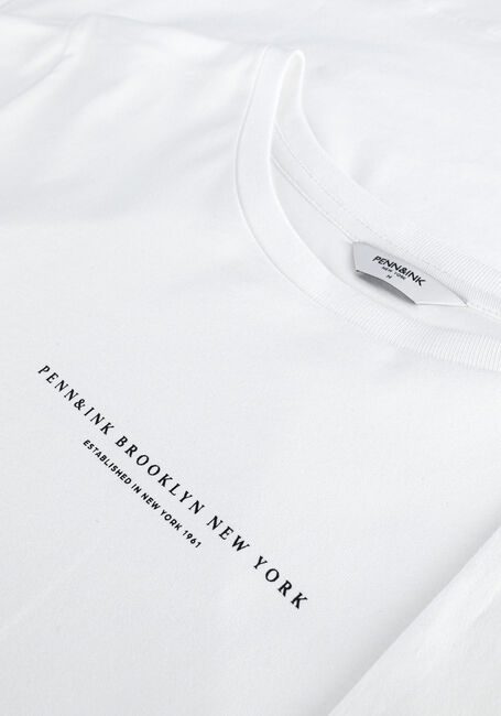 Klooster samenkomen Ontslag Witte PENN & INK T-shirt T-SHIRT PRINT | Omoda