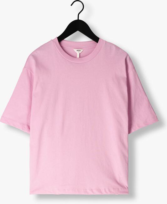 Paarse OBJECT T-shirt OBJGIMA 2/4 OVERSIZE T-SHIRT - large