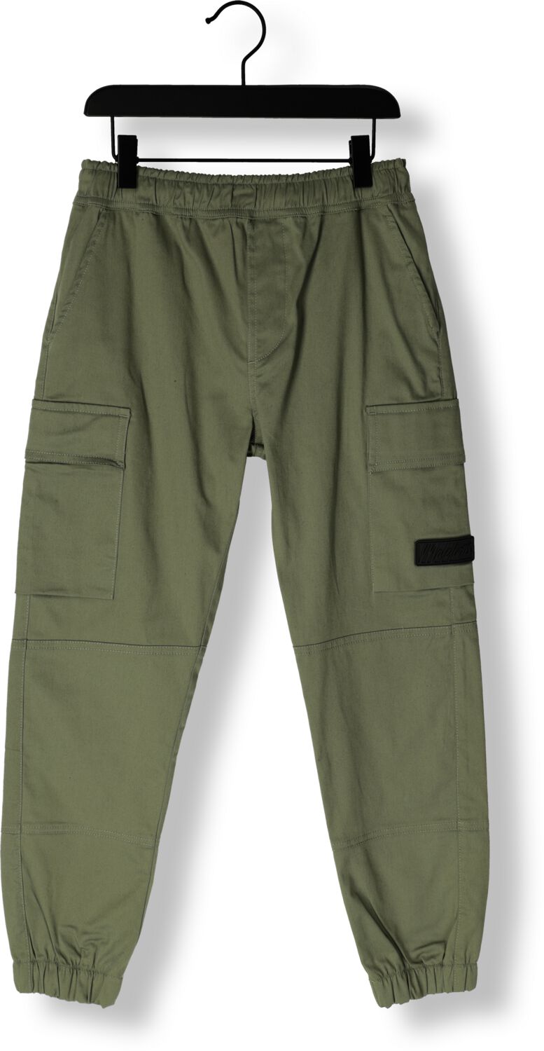 MALELIONS Jongens Broeken Signature Cargo Pants Donkergroen